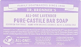 Fragrances, Perfumes, Cosmetics Soap "Lavender" - Dr. Bronner’s Pure Castile Bar Soap Lavender