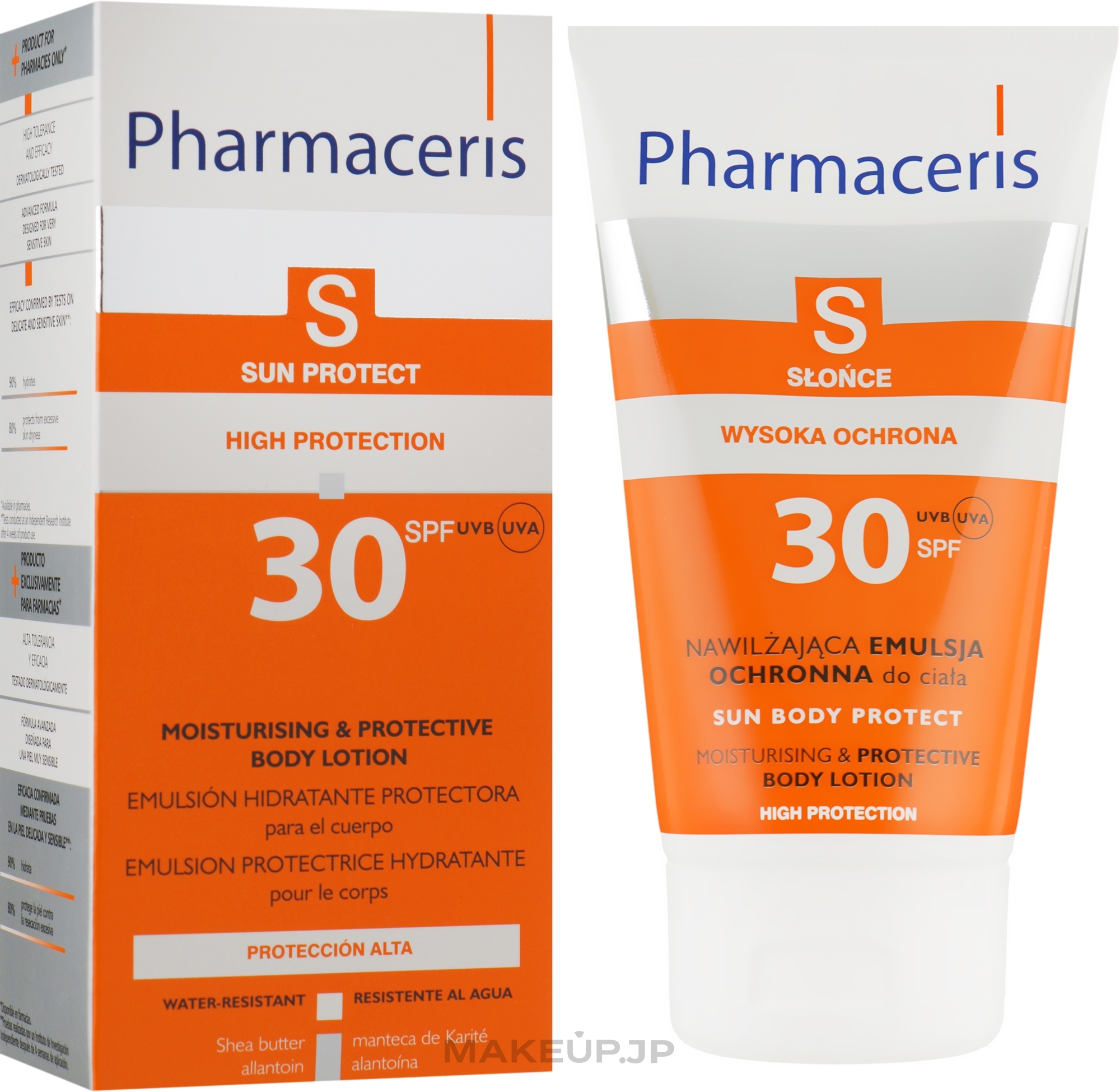 Moisturizing Sun Body Emulsion - Pharmaceris S Sun Body Protective Sun Lotion for the Body SPF 30 — photo 150 ml