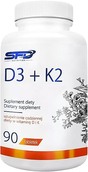 Vitamin D3+K2 Dietary Supplement - SFD Nutrition D3 + K2 — photo N1