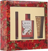 Fragrances, Perfumes, Cosmetics Bi-Es Blossom Roses - Set (edp/100 ml + sh/gel/50ml + parf/12ml) 