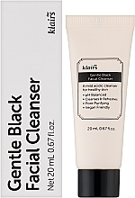 Deep Cleansing Facial Foam - Klairs Gentle Black Facial Cleanser (mini size) — photo N2