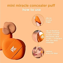 Makeup Sponge Set, 6 pcs - Real Techniques Mini Miracle Concealer Puff — photo N9