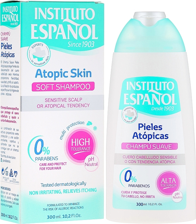 Hair Shampoo - Instituto Espanol Atopic Skin Soft Shampoo — photo N1