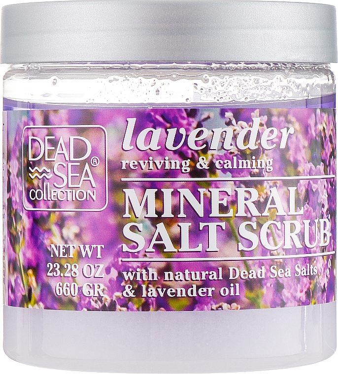 Body Scrub with Dead Sea Minerals & Lavender Oil - Dead Sea Collection Coconut Salt Scrub — photo N6