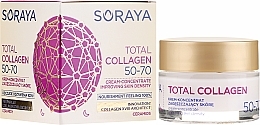 Fragrances, Perfumes, Cosmetics Night Cream-Concentrate for Face - Soraya Total Collagen 50-70