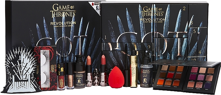 Advent Calendar, 12 products - Makeup Revolution X Game Of Thrones 12 Days Advent Calendar — photo N2