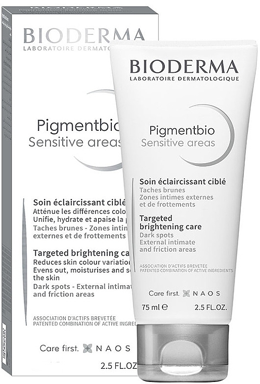 Whitening Cream for Delicate Body Zones - Bioderma Pigmentbio Sensitive Areas Cream — photo N1