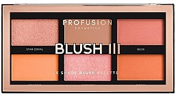 Blush Palette - Profusion Cosmetics Blush Palette III — photo N1