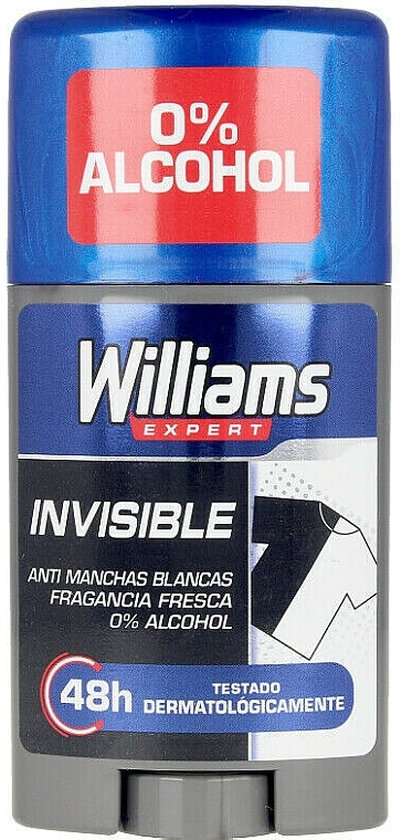 Deodorant-Stick - Williams Expert Invisible Deodorant Stick  — photo N6