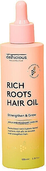 Delhicious Rich Roots Amla & Rosemary Hair Oil - Delhicious Rich Roots Amla & Rosemary Hair Oil — photo N1