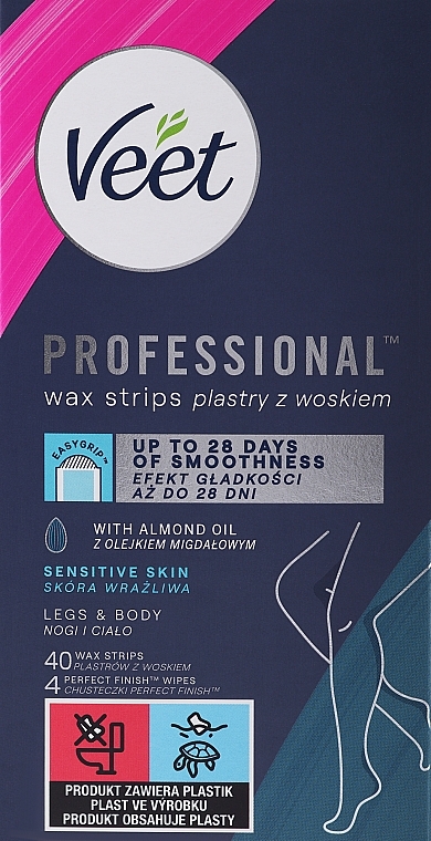 Hair Removal - Veet Wax Strips – Legs & Body  — photo N1