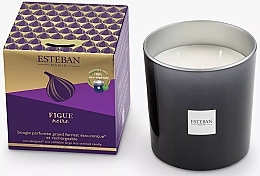 Esteban Figue Noire Refillable Scented Candle - アロマキャンドル — photo N2