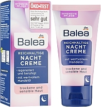 Rich Night Face Cream - Balea Rich Night Face Cream — photo N2