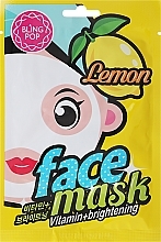 Fragrances, Perfumes, Cosmetics Lemon Extract Face Mask - Bling Pop Lemon Vitamin & Brightening Face Mask