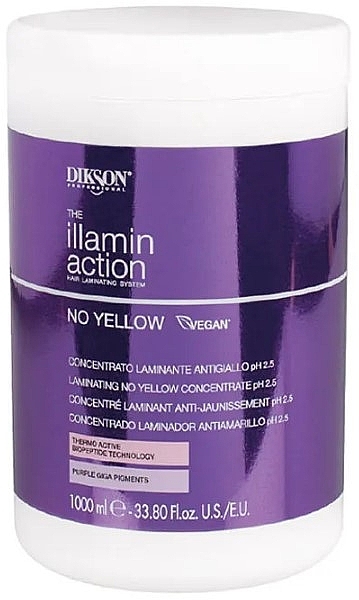 Thermoactive Concentrated Anti-Yellow Cream for Hair Lamination - Dikson Illaminaction Laminating No Yellow Concentrate pH 2.5 — photo N2