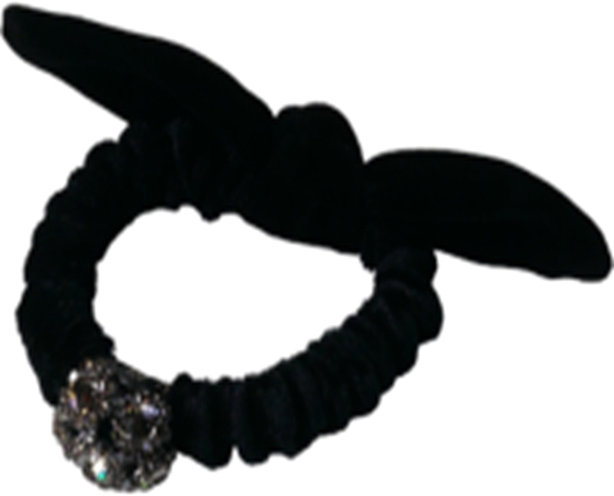 Hair tie with Zircon Bow - Lolita Accessories — photo N1