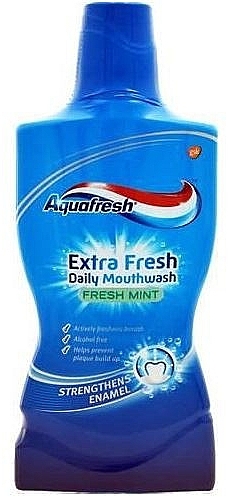 Mouthwash - Aquafresh Extra Fresh & Minty — photo N1