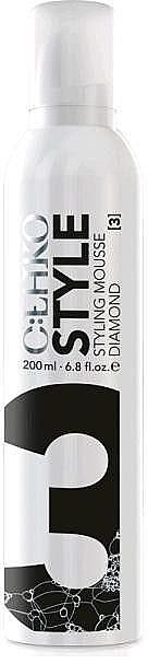 Strong Hold Hair Styling Foam with Lychee Extract "Diamond" - C:EHKO Style Styling Mousse Diamond — photo N1