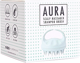 シャンプーブラシと頭皮マッサージャー、ミント - Sister Young Aura Scalp Massager Shampoo Brush — photo N4