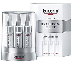 Fragrances, Perfumes, Cosmetics Concentrated Hyaluronic Acid Ampoules - Eucerin Hyaluron-Filler Concentrate