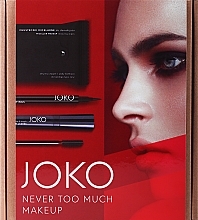 Fragrances, Perfumes, Cosmetics Set - Joko Never Too much Makeup (mascara/9ml + eye/liner/5g + wipes/15pcs)