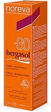 Fragrances, Perfumes, Cosmetics Sun Cream - Noreva Laboratoires Bergasol Expert Invisible Finish Cream SPF 30+
