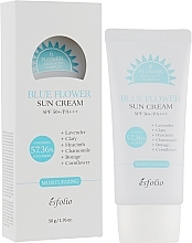 Fragrances, Perfumes, Cosmetics Blue Flower Sunscreen - Esfolio Blue Flower Sun Cream SPF 50+/PA+++