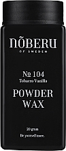Hair Styling Powder - Noberu Of Sweden No 104 Tobacco Vanilla Powder Wax — photo N1