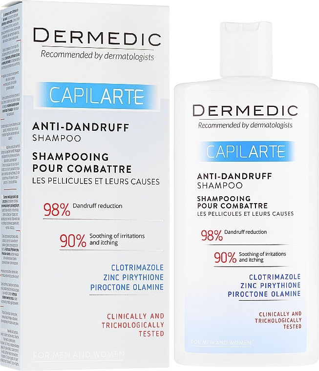 Anti-Dandruff Shampoo - Dermedic Capilarte Shampoo — photo N1