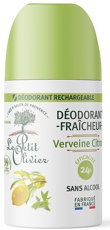 Verbena and Lemon Extracts Deodorant - Le Petit Olivier Fresh Deodorant Lemon Verbena — photo N1