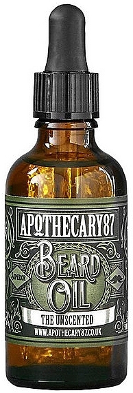 Beard Oil - Apothecary 87 The Unscented Beard Oil — photo N2