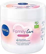 Moisturizing Family Cream - Nivea Family Care Hydrating Creme — photo N4