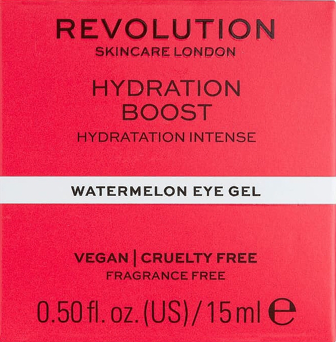 Moisturizing Watermelon Eye Gel - Revolution Skincare Hydration Boost Watermelon Eye Gel — photo N2