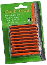 Safety Razor Blades, 10 pcs. - Witte Click'n Cut Thinning Blades — photo N1
