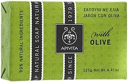 Fragrances, Perfumes, Cosmetics Soap "Olives" - Apivita Natural Soap with Olive