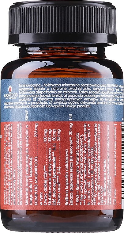 Dietary Supplement - Terranova Easy Iron 20mg Complex — photo N2