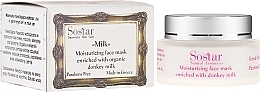 Fragrances, Perfumes, Cosmetics Moisturizing Face & Neck Mask - Sostar Face Moisturizing Milk with Organic Milk Donkey