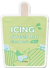 Fragrances, Perfumes, Cosmetics Sheet Mask "Ice Cream and Melon" - A'pieu Icing Sweet Bar Sheet Mask