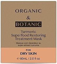 Turmeric Revitalizing Face Mask - Organic & Botanic Turmeric Superfood Restoring Treatment Mask — photo N2