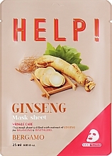 Fragrances, Perfumes, Cosmetics Ginseng Face Mask - Bergamo HELP! Mask