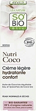 Fragrances, Perfumes, Cosmetics Moisturizing face cream - So'Bio Etic Nutri Coco Light Moisturiser