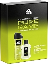 Adidas Pure Game - Set (edt/100ml + sh/gel/250ml) — photo N3
