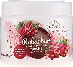 Fragrances, Perfumes, Cosmetics Rhubarb, Fruit & Shea Butter Hair Mask - Ovoc Rabarbar Mask