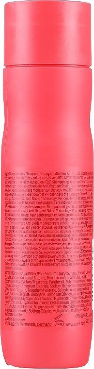 Color Protection Shampoo for Colored & Coarse Hair - Wella Professionals Invigo Brilliance Coarse Hair Shampoo — photo N4