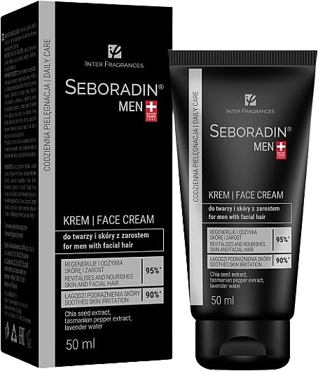 Face Cream for Men with Facial Hair - Seboradin Men Face Cream For Men With Facial Hair — photo N1