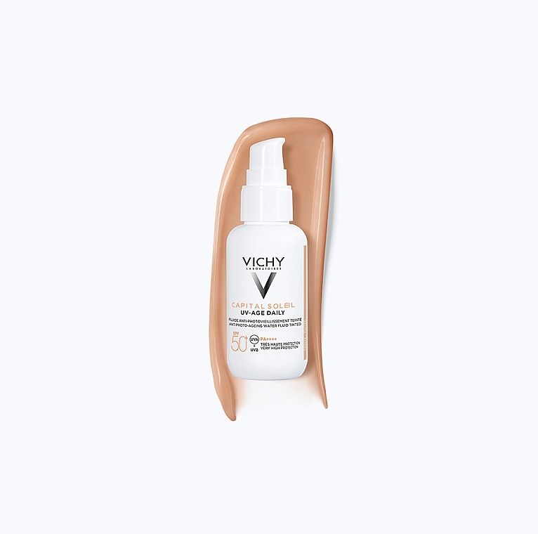 Anti-photoaging Face Weightless Sunscreen Fluid with a Universal Tinting Pigment, SPF 50+ - Vichy Capital Soleil UV-Age Daily — photo N16