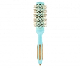 Round Hair Brush - Ilu Hair Brush BambooM Round 35 mm — photo N1