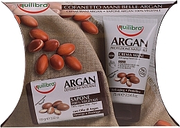 Fragrances, Perfumes, Cosmetics Set - Equilibra Argan (h/cr/75ml + soap/100g + cr/4ml)