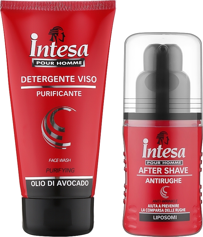 Set - Intesa (f/gel/150ml + aftershave/100ml) — photo N2