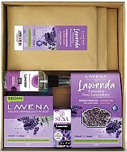 Fragrances, Perfumes, Cosmetics Set 'Lavender', natural lavender flowers, 7 products - Sedan Lavena Lavender